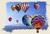 Fahrt mit dem Heißluftballon