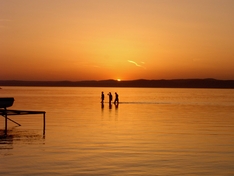 Sonnenuntergang am Balaton