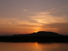 Sonnenuntergang am Plattensee